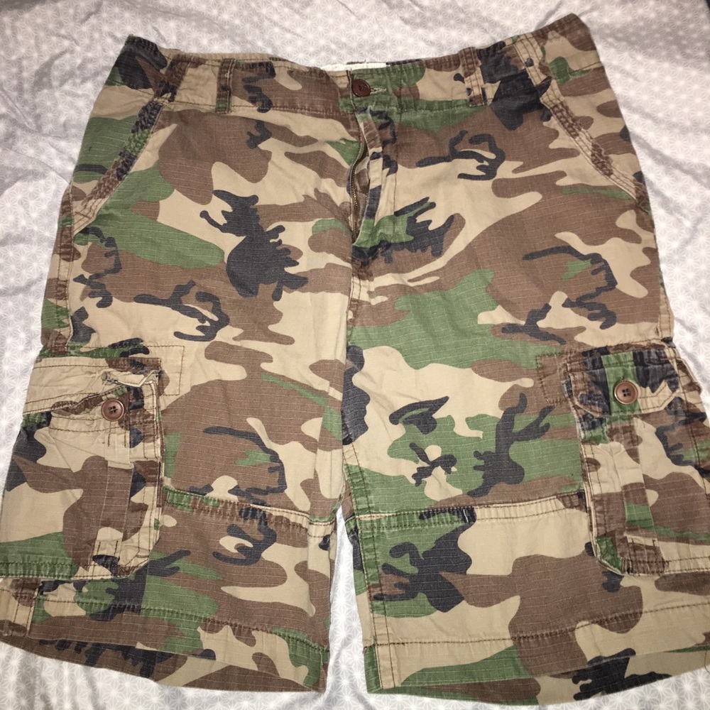Camo Cargo Shorts